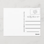 Carte Postale Moderne | Elle L'A Fait Sauver La Date Graduate Ph (Dos)