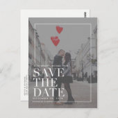 Carte Postale Moderne Enregistrer la date Annonces (Devant / Derrière)