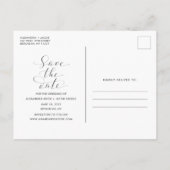 Carte postale moderne et simple pour annoncer la d (Dos)