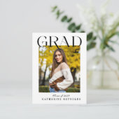 Carte Postale Moderne Faire-part de diplôme simple (Debout devant)