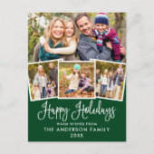 Carte Postale Moderne Fun Calliage 4 Photo Green Holiday (Devant)