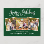 Carte Postale Moderne Fun Calliage Vert 3 Photo Vacances (Devant)