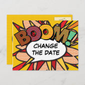 Carte Postale Moderne Fun Changer La Date Comique Livre (Devant / Derrière)