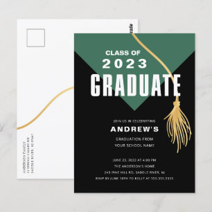 Carte postale moderne Gras Vert Grad Casquette Gra