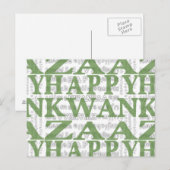 Carte Postale Moderne Happy Kwanzaa (Devant / Derrière)