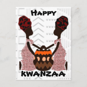 Carte Postale Moderne Happy Kwanzaa