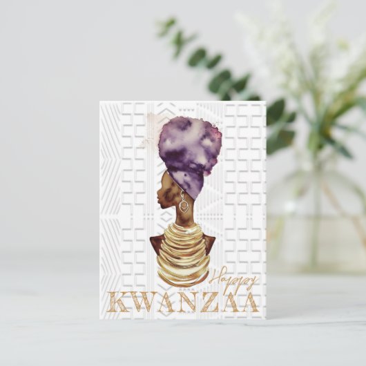 Carte Postale Moderne Happy Kwanzaa (Debout devant)