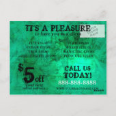 Carte postale moderne haut de gamme (Dos)