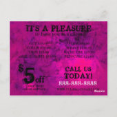 Carte postale moderne haut de gamme (Dos)