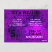 Carte postale moderne haut de gamme (Dos)