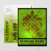 Carte postale moderne haut de gamme (Devant / Derrière)