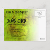 Carte postale moderne haut de gamme (Dos)