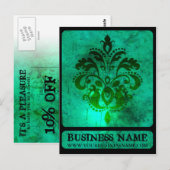 Carte postale moderne haut de gamme (Devant / Derrière)