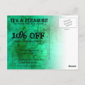 Carte postale moderne haut de gamme (Dos)