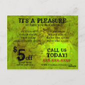 Carte postale moderne haut de gamme (Dos)