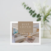 Carte Postale Moderne Immobilier Juste Listé (Debout devant)