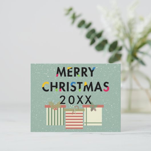 Carte postale moderne Joyeux Noël (Debout devant)
