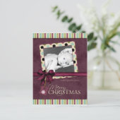 Carte postale moderne Joyeux Noël Pois (Debout devant)