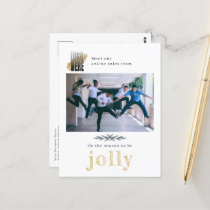 Carte postale moderne Logo Société Photo Jolly Chr