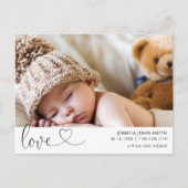 Carte Postale Moderne Love Calligraphie (Devant)