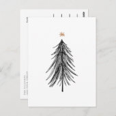 Carte Postale Moderne Noël scandinave nordique (Devant / Derrière)