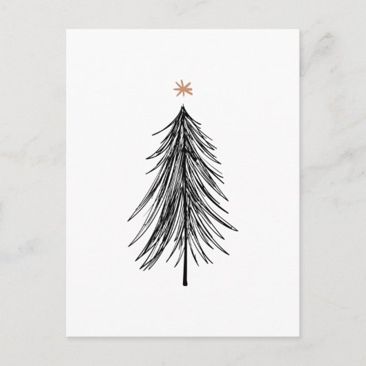 Carte Postale Moderne Noël scandinave nordique (Devant)