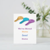 Carte postale moderne Nous avons déménagé Faire-pa (Debout devant)