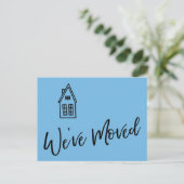 Carte Postale Moderne Nous avons déménagé Petite Maison Dessin B (Debout devant)