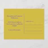 Carte Postale Moderne Nous avons déménagé une nouvelle maison |  (Dos)