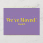 Carte Postale Moderne Nous avons déménagé une nouvelle maison |  (Devant)