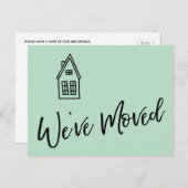 Carte Postale Moderne Nous avons déplacé la petite maison de des (Devant / Derrière)