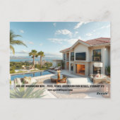 Carte postale moderne Paysage Photo Modèle modifia (Dos)