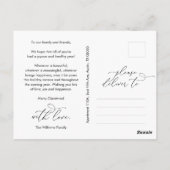 Carte Postale Moderne, photo de famille de Noël, joyeuse et lumi (Dos)