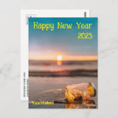 Carte postale moderne photo du Nouvel An (Devant / Derrière)