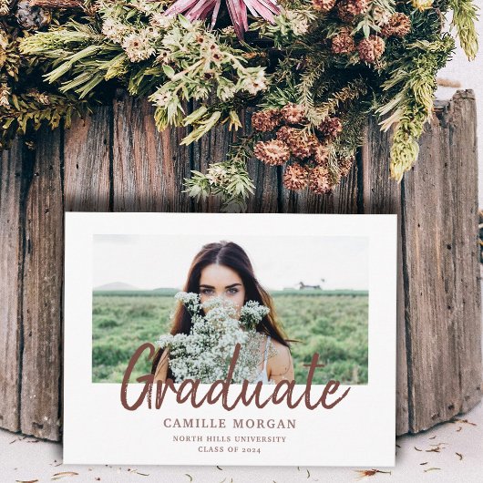 Carte postale moderne Photo Faire-part 2024