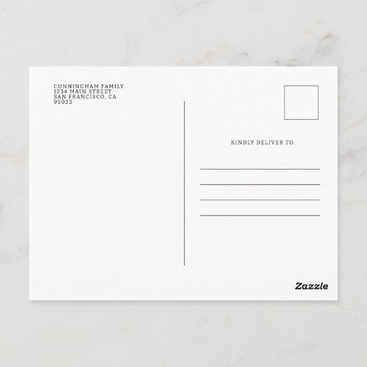 Carte Postale Moderne Photo Simple Mémorial En Mémoire Affectueu (Dos)