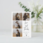 Carte postale moderne quatre Mariage photo Merci (Debout devant)