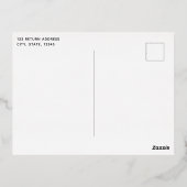 Carte postale moderne Red Business Gold Foil (Verso)