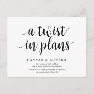 Carte Postale Moderne rustique, un rebondissement dans les plans