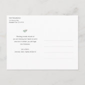 Carte postale moderne simple avec photo personnali (Dos)