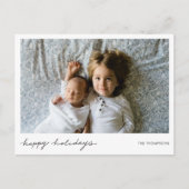 Carte postale moderne simple avec photo personnali (Devant)