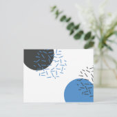 Carte Postale Moderne, simple, cool, abstrait, motif graphique (Debout devant)