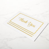 Carte postale moderne simple élégant Merci (Rotation)