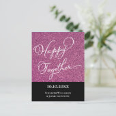 Carte Postale Moderne Simple Fille Parties scintillant Rose Enre (Debout devant)