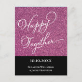 Carte Postale Moderne Simple Fille Parties scintillant Rose Enre (Devant)