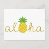 Carte Postale Moderne Simple Île Colorée Aloha (Devant)
