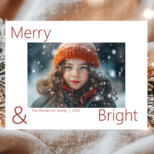 Carte Postale Moderne Simple Joyeux & Lumineux 1 Photo