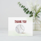 Carte Postale Moderne Simple Merci Aquarelle Baseball (Debout devant)