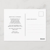 Carte Postale Moderne Simple Nouvel Espace Nouvelle Maison Démén (Dos)