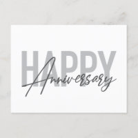 Moderne, simple, typographie cool Joyeux Anniversa